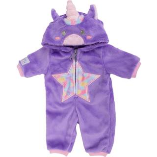 Tiny Treasures Unicorn Star dukke-outfit med hætte