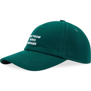 Drôle de Monsieur Slogan Baseball Cap Dark Green