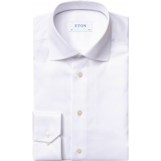 Eton Signature Twill slim skjorte - Hvid - Str. 37/S - Modish.dk