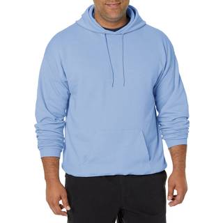 Hanes herre Pullover Ecosmart Hooded Sweatshirt Light Blue Large