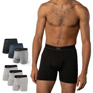 Saxx Daytripper Boxer Brief Fly 3-Pack Syntetisk undertøj Herrer størrelse XXL farve grå