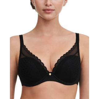 Chantelle EasyFeel Norah Chic plunge BH, sort, Størrelse: 75D, Dame