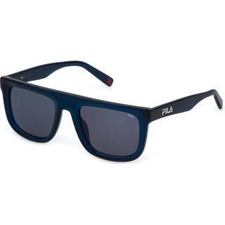 Fila Mand SFI896 0AGQ Solbriller Acetat Blå Røg Geometrisk Normal - Blå