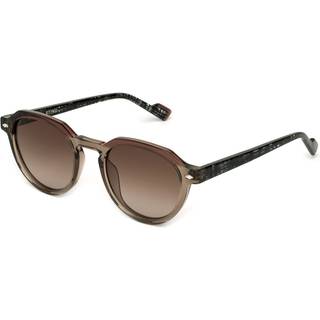 Sting SST521 0913 49 Solbriller Mænd Brun - Transparent Beige Brown Top Solid Brown - 49mm