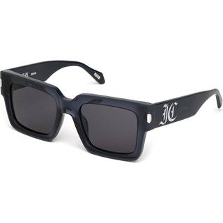 Just Cavalli Unisex SJC108V 0W47 Solbriller Acetat Blå Røg Firkantet Normal