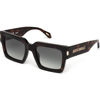Just Cavalli Unisex SJC108 04BL Solbriller Acetat Havana Grøn Firkantet Normal Skygge
