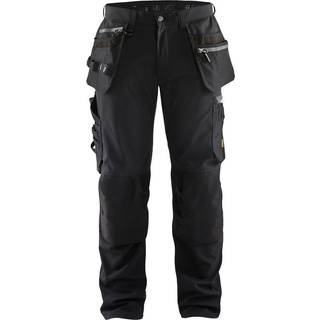 Blåkläder 1805 Håndværker Buks Softshell / Håndværker Arbejdsbuks Softshell - C50 - Sort
