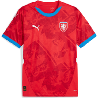 Men&#39;s Puma Czech Republic 2024 Home Jersey, Red, Size 3XL, Sport - Fast Red - 3XL
