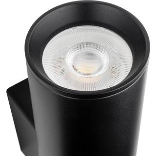 Væglampe Cerro Argon, dæmpbar, Sort, Stue/spisestue, Metal, Moderne