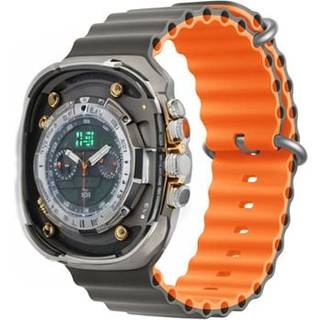 Devia Deluxe Sport6-armbånd til Apple-ur 38mm/ 40mm/ 41mm - Svart/Orange