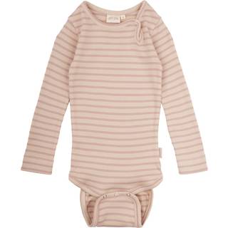 Petit Piao Adobe Rose/dark Offwhite Stribet Body Modal - Str. 1y 80cm