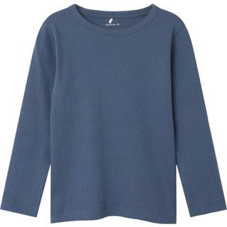 Name It Vintage Indigo Rib Bluse