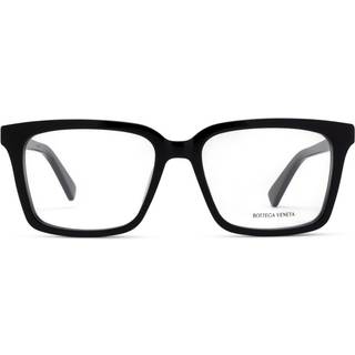 Bottega Veneta Mand BV1228OA 001 Optiske stel Acetat Sort Firkantet