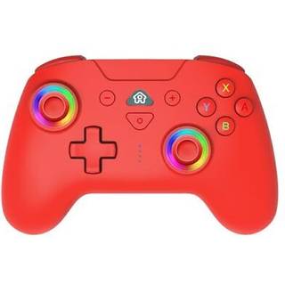 Subsonic Wireless Led Controller Red - Nintendo Switch - Klar til levering - Prismatch - Rød