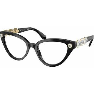 Swarovski Kvinde SK2028 1001 Optiske stel Acetat Sort Transparent Cat Eye Normal