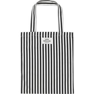 Sacky Atoma Bag - Black Beauty/White Alyssum - Mads Nørgaard - Stribet One Size