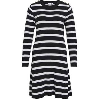 Langærmet Kort Kjole