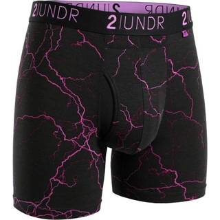 2UNDR Swing Shift Boxer L Sort - Komfortabel undertøj til aktive mænd, perfekt til løb og træning