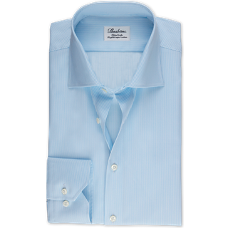 Stenströms Herren Hemd blau gestreift