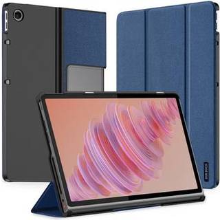 Lenovo Tab Plus Dux Ducis Domo Tri-Fold Smart Folio Cover - Blå