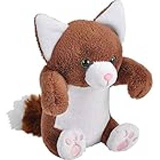 Wild Republic Screen Grabber Cat Five Inches Gift For Kids Plysch Toy Fill är snurrat återvunnet vattenflaskor Laptop Accessory Privacy Camera Co