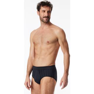 Schiesser Herren Sportslip blau Baumwolle & Mix Gestreift