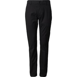Tapered Chino Trousers - Black - 3834