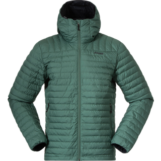 Lava Light Down Jacket w/Hood M Dark Jade Green (M)