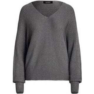 Lauren Ralph Lauren V-hals Textured Ribbed TrøjeSmall