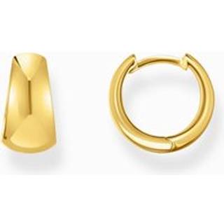 Thomas Sabo CR740-413-39 Bold - Vergoldete Trapez-Creolen 12 mm Damen