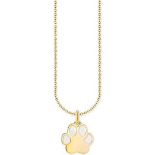 Thomas Sabo KE2266-427-14-L45V Vergoldete Kette mit Pfotenanhänger Damen