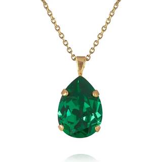 Mini Drop halskæde majestic green