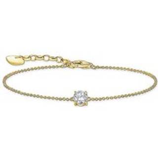 Thomas Sabo A2156-414-14-L19V Vergoldetes Armband m. weißem Zirkonia