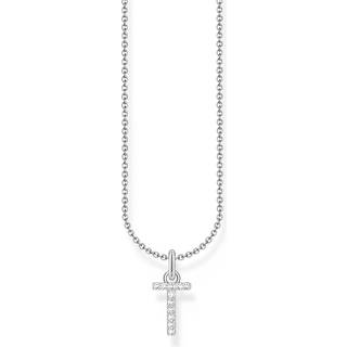 Thomas Sabo KE2259-051-14-L45V Damen-Kette mit Buchstaben-Anhänger T Silber