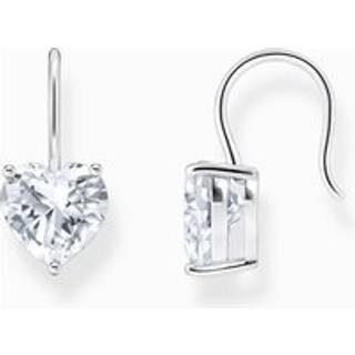 Thomas Sabo H2288-051-14 Silberner Ohrhänger m. weißem Zirkonia-Herz Damen