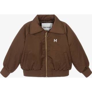 Mini Rodini Cool Cats Ansøgning Bomber Jakke Brown 128/134 cm  Brun  128/134 cm  Unisex