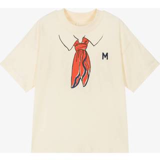 Mini Rodini T-Shirt Offwhite 92/98 cm  Hvid  92/98 cm  Unisex