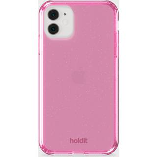 iPhone 11 / XR Holdit Glitter Mobil Cover - Lyserød