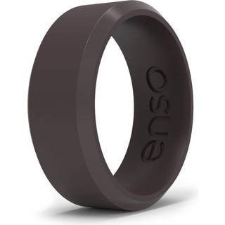 Enso Rings Bevel Classic Silikone Vielsesring - Hypoallergen Unisex Bryllupsb?nd - Komfortabelt b?nd til aktiv livsstil - 8 mm bred 2,16 mm tyk k