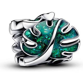 Pandora Charm - Grüne Monstera Blätter - 793332C01 - grün