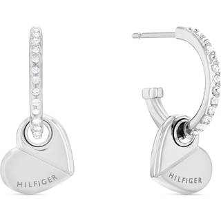 Tommy Hilfiger 2780882 Damen-Ohrringe Creolen mit Herz Love