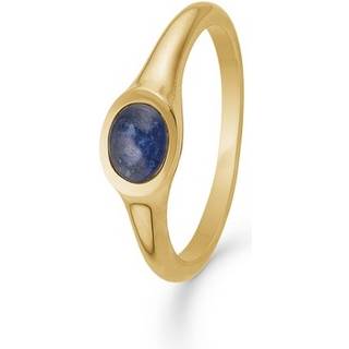 Mads Z - Cabochon ring i 14 karat guld m. safir