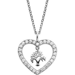Engelsrufer Halskette - ERN-HEARTTREE-ZI - silber