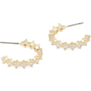 Snö Of Sweden Trinnie Small Oval Earring Gold/Clear