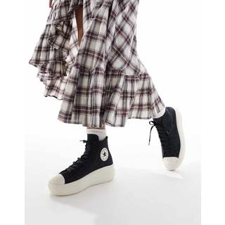 Sneakers Converse Chuck Taylor All Star Move Platform Colorful Suede Shadow Woods/ Egret/ Black EUR 37.5 - Black - 37.5