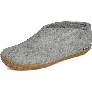 Glerups Unisex Shoe Classic Rubber Sole Grey/Natural, 44