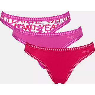 Sloggi GO Crush C3P 3-Pack g-streng, rød, Størrelse: XXL, Dame