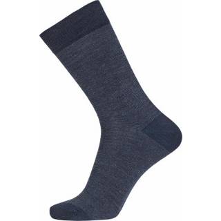 Egtved Twin Wool Cotton Sock - Navy-2 - Str 40/45