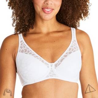 Swegmark Rita Icon Padded Wire Bra - White - E 90
