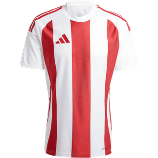 Striped 24 trøje - White / Team Power Red 2 - 3XL